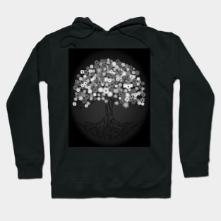 Tree of Souls: a Patterned Spirograph Collage Hoodie